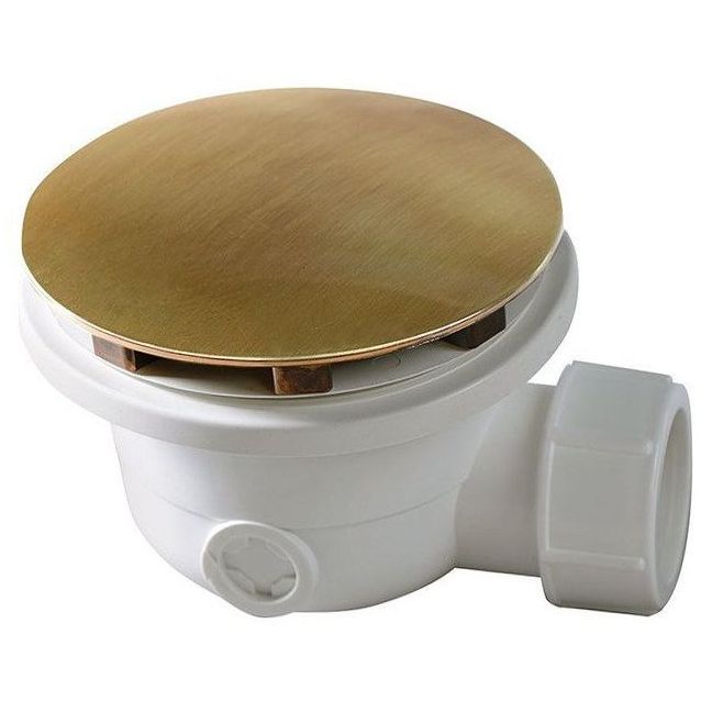 Suihkualtaan pohjaventtiili Interia VR836 Ø 90 mm pronssi