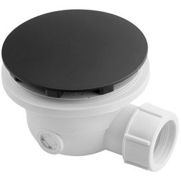 Suihkualtaan pohjaventtiili Interia VR836N Ø 90 mm mattamusta