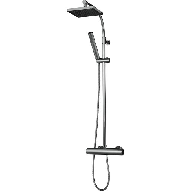 Suihkuhana ja suihkusetti Quadra 96945T termostaatti 150 cc kromi