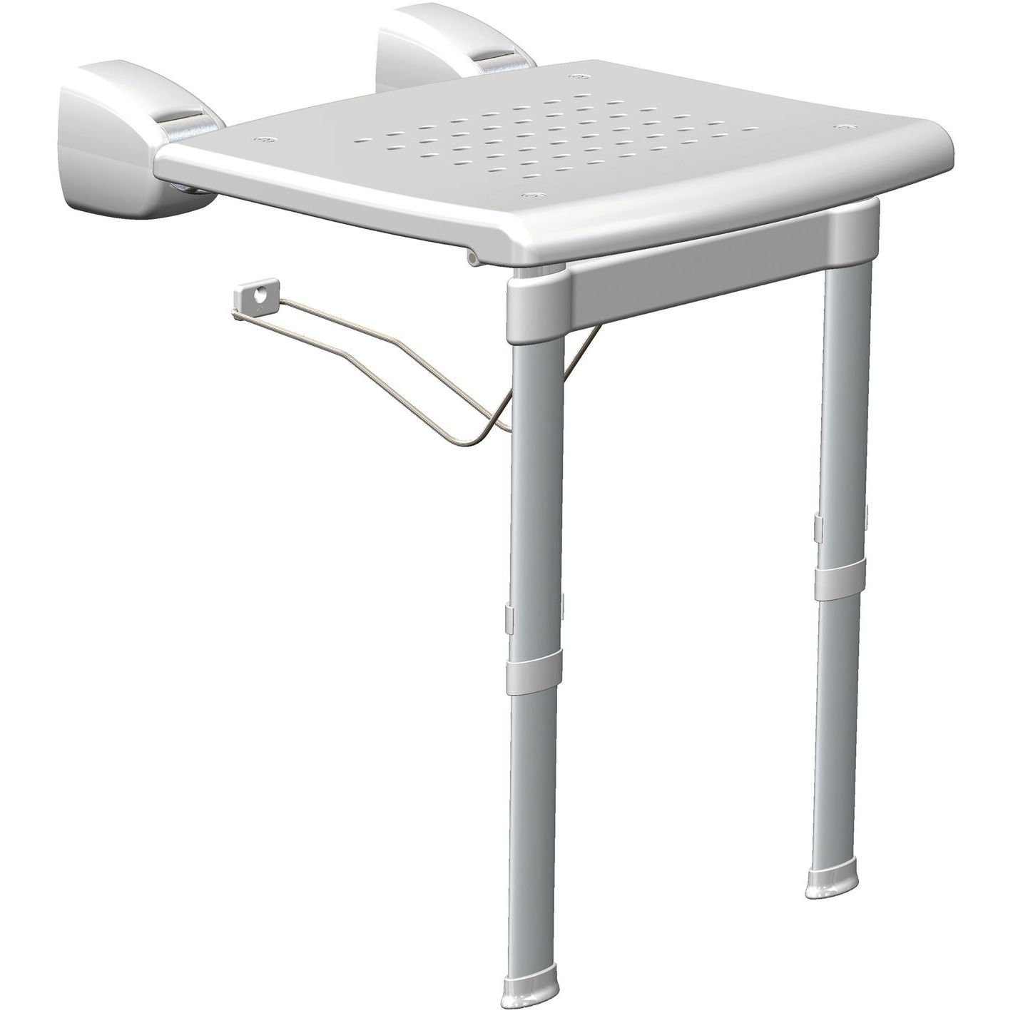 Suihkutuoli K Design PR-WSL-PP-BX 420x510x400-550 mm