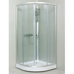 Suihkukaappi Noro Lake 90R 900x900mm alumiini/kirkas
