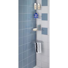 Suihkukulmahylly Tammiholma teleskooppikiinnitys kromi