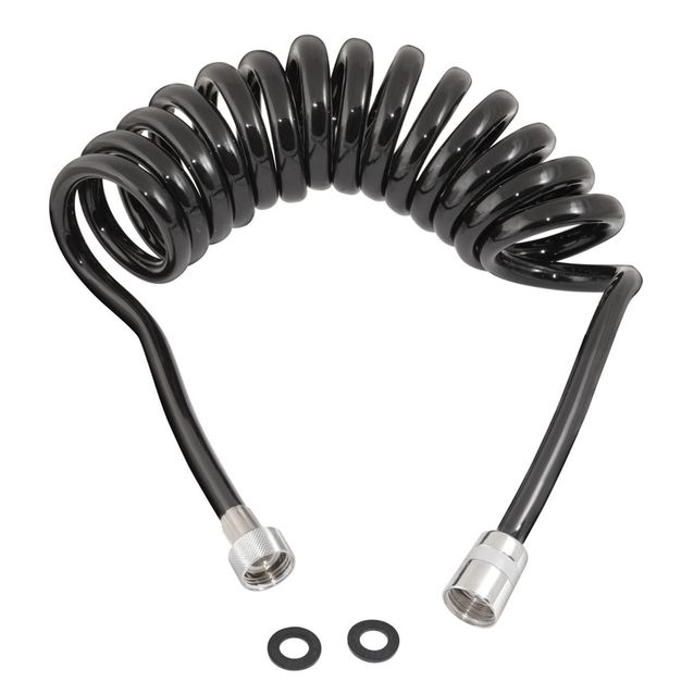 Suihkuletku Gustavsberg, spiraali, 300 cm, musta