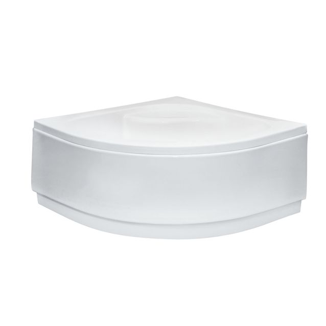 Suihkunurkan allas Interia Deep Tray etulevyllä 900x900x380 mm