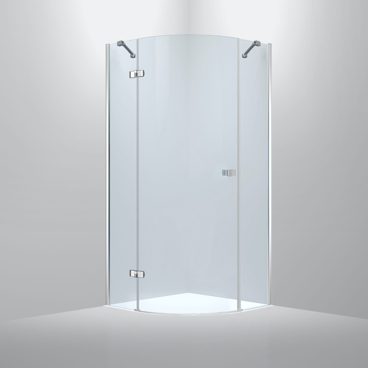 Suihkunurkka Bathlife Diskret 1000x1000 mm vasen kromi