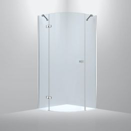 Suihkunurkka Bathlife Diskret 1000x1000 mm vasen kromi