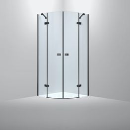 Suihkunurkka Bathlife Doldis 1000x1000 mm musta