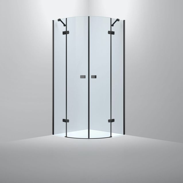 Suihkunurkka Bathlife Doldis 1000x1000 mm musta