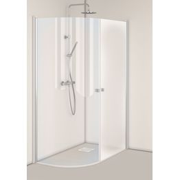 Suihkunurkka Hafa Igloo Pro J-ovi kirkas/huurrelasi eri kokoja