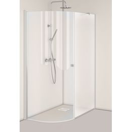 Suihkunurkka Hafa Igloo Pro kiinteä seinä huurrelasi eri kokoja