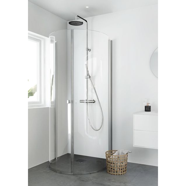 Suihkunurkka Hafa Igloo Pro U, 950x800 mm, kirkas lasi