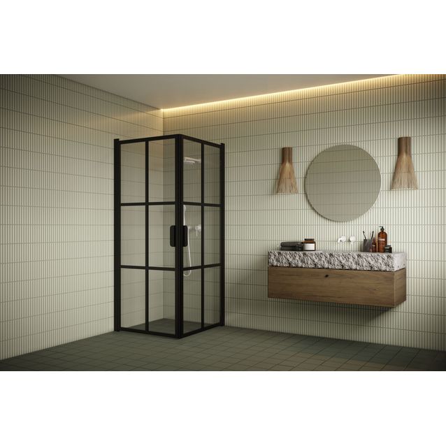 Suihkunurkka Hietakari Bläk 767 Paris kääntyvät ovet 717+817 mm