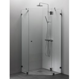 Suihkunurkka Vihtan Elegance 12 900x900 mm kirkas lasi kromi