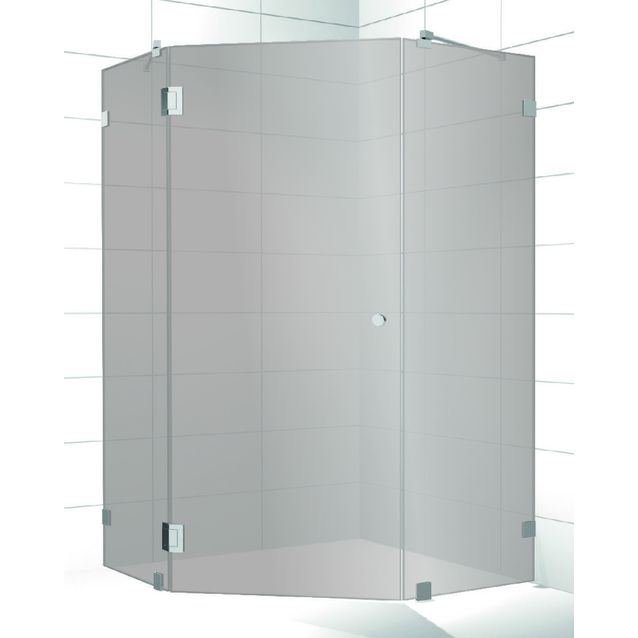 Suihkunurkkaus Harmaa Elegance 12 mittatilaus