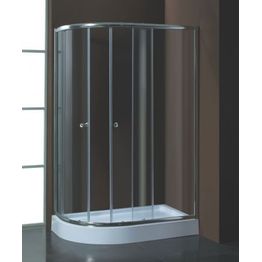 Suihkunurkkaus Harma DN038 ja Suihkuallas 120x85x195cm kirkas lasi