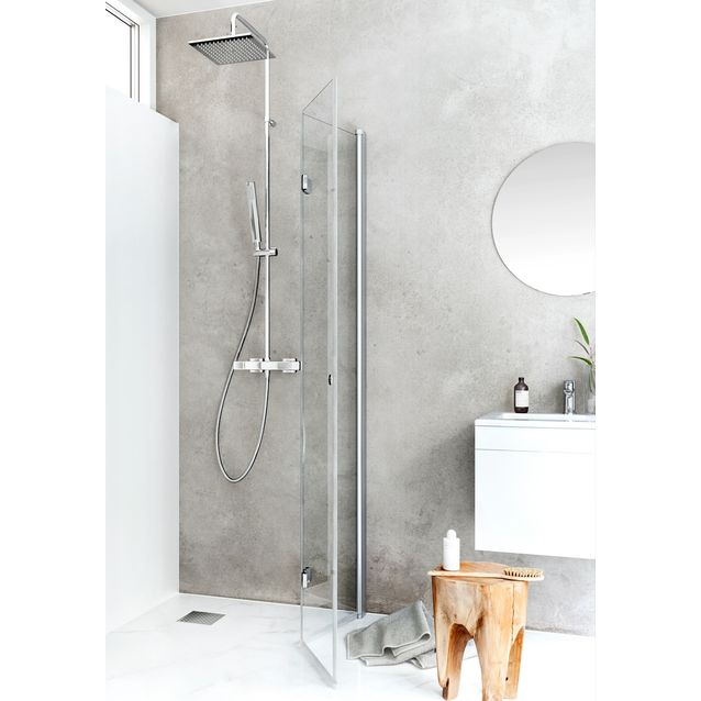 Suihkuovi Hafa Igloo 800x2000mm, taittuva, kirkas lasi