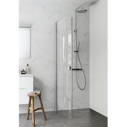 Suihkuovi Hafa Igloo Pro kaareva kirkas lasi eri kokoja