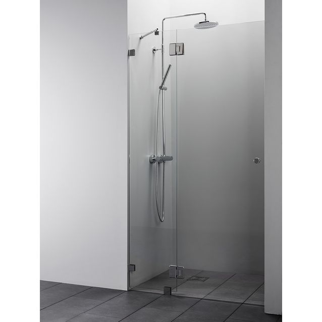 Suihkuovi Vihtan Elegance 4, mittojen mukaan, kirkas lasi, kromi