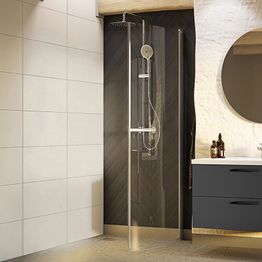 Suihkuovi Westerbergs Nejd kaareva eri kokoja