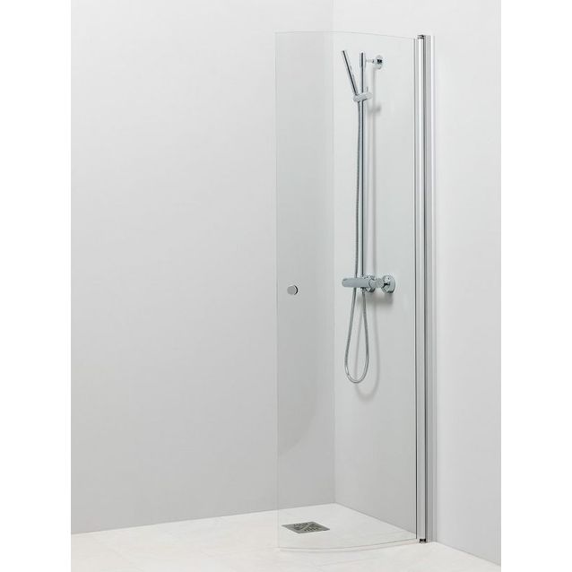 Suihkuseinä Vihta Pisara 4 650x2015 mm kääntyvä kaareva kirkas lasi