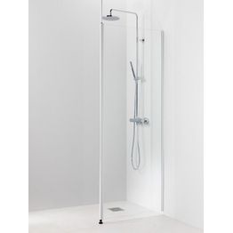 Suihkuseinä Vihtan Pisara 1 400x2015 mm kiinteä kirkas lasi