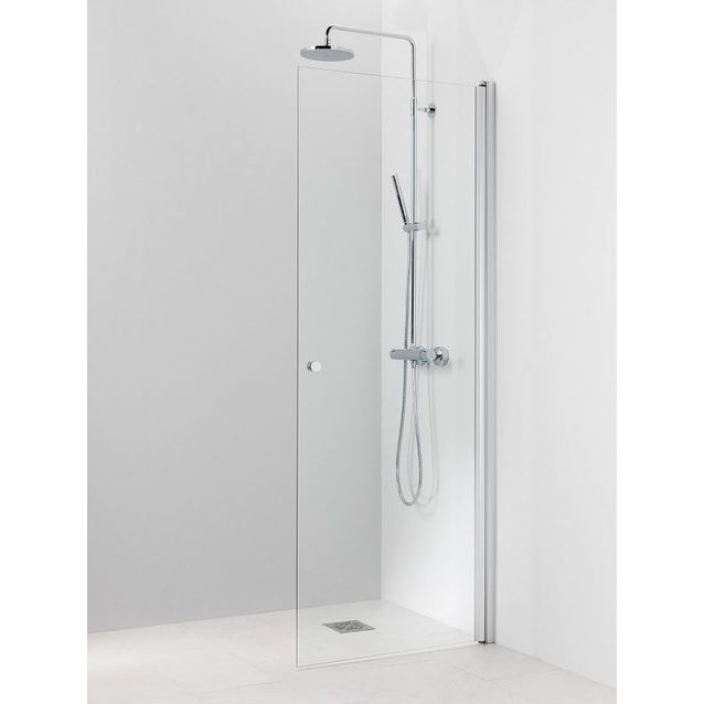 Suihkuseinä Vihtan Pisara 3 700x2015 mm kääntyvä suora kirkas lasi