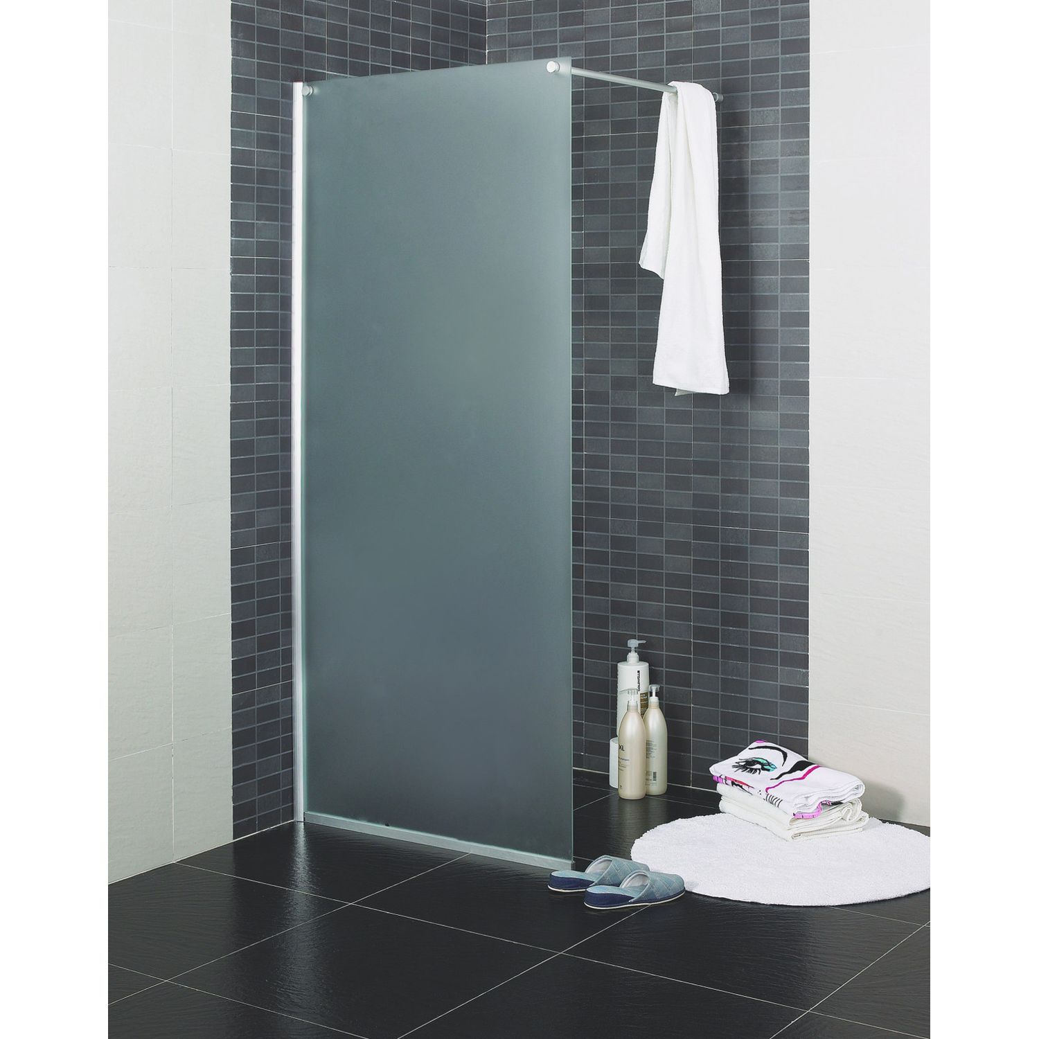 Suihkuseinä Noro Frost DV 80 800x2000 mm mattalasi