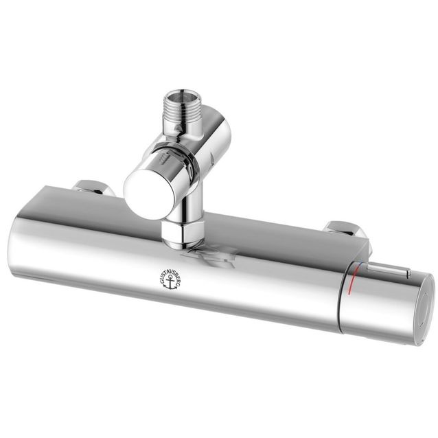 Termostaattihana Gustavsberg New Nautic, paineventtiilillä, suihkuliitäntä ylös, kromi