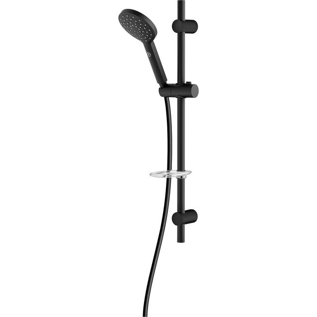 Suihkusetti Gustavsberg Round mattamusta