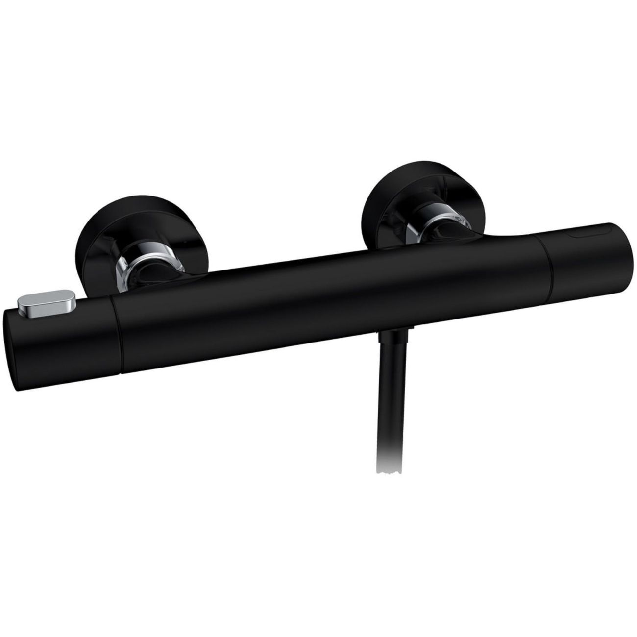 Suihkutermostaatti Bathlife Brusa mattamusta