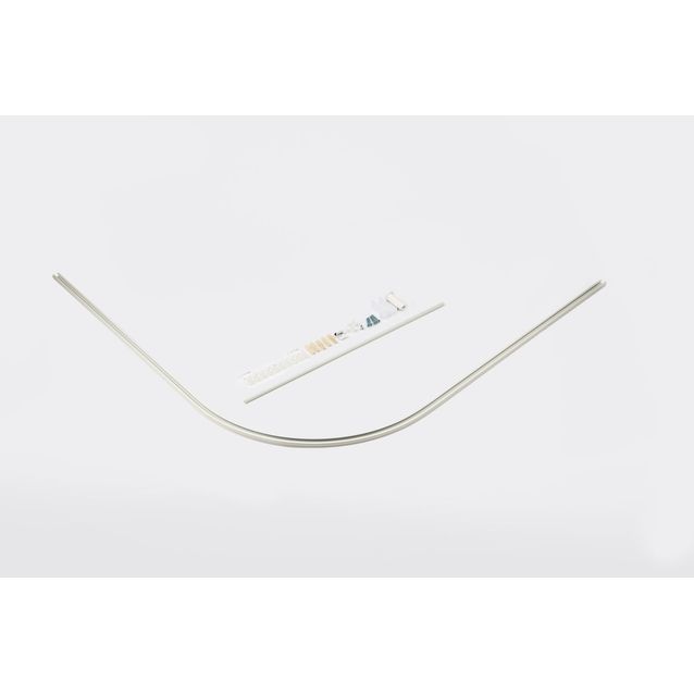 Suihkuverhokaari FP-Tuotteet U-kisko 900x900 mm anodisoitu alumiini