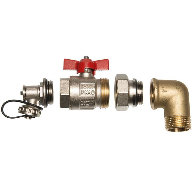 Sulkuventtiilipari Wehofloor Kulma 1