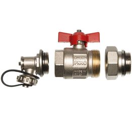 Sulkuventtiilipari Wehofloor Suora 1"