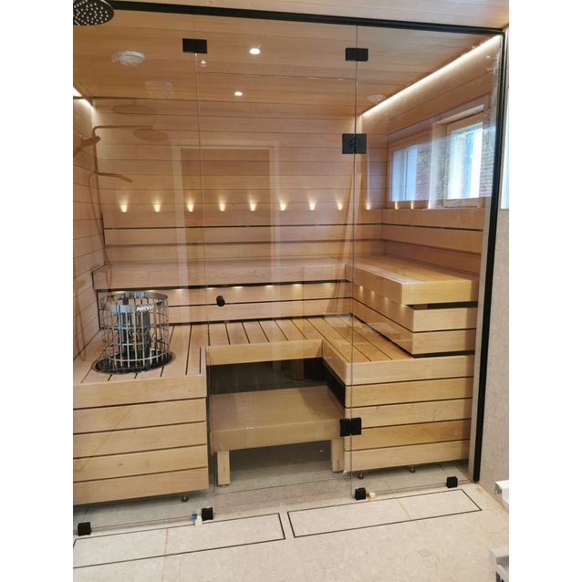 Saunapaneeli Sun Sauna 15x120x2100 mm STS4 tervaleppä
