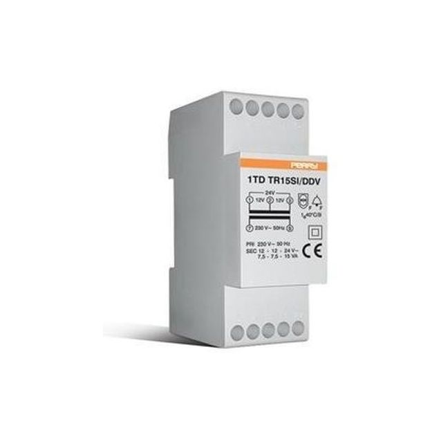Suojajännitemuuntaja Perry 1TD TR15SI/DDV 15VA