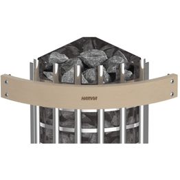 Suojakaide Harvia HTRC3 Glow Corner-kiukaalle lämpökäsitelty puu