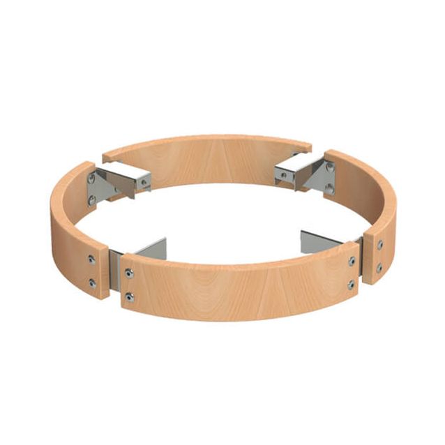 Suojakaide Harvia HPC10 Cilindro 6,6 kW-kiukaalle lämpökäsitelty koivu