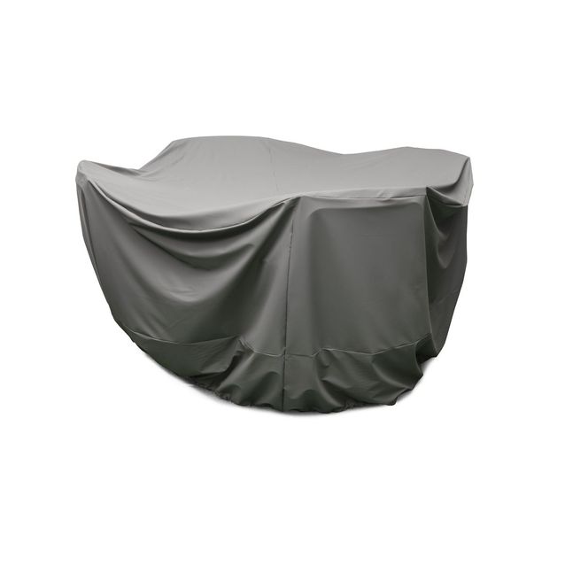 Suojapeite Sandhamn ruokailuryhmälle Ø165 x 89 cm harmaa