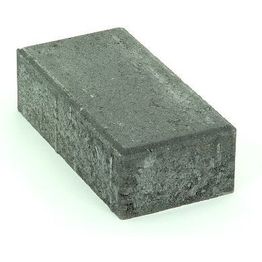 Suojatiekivi Rudus Kartanokivi 80 278x138x80 mm sileä musta