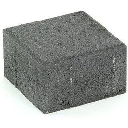 Suojatiekivi Rudus Kartanonoppa 80 138x138x80 mm sileä musta