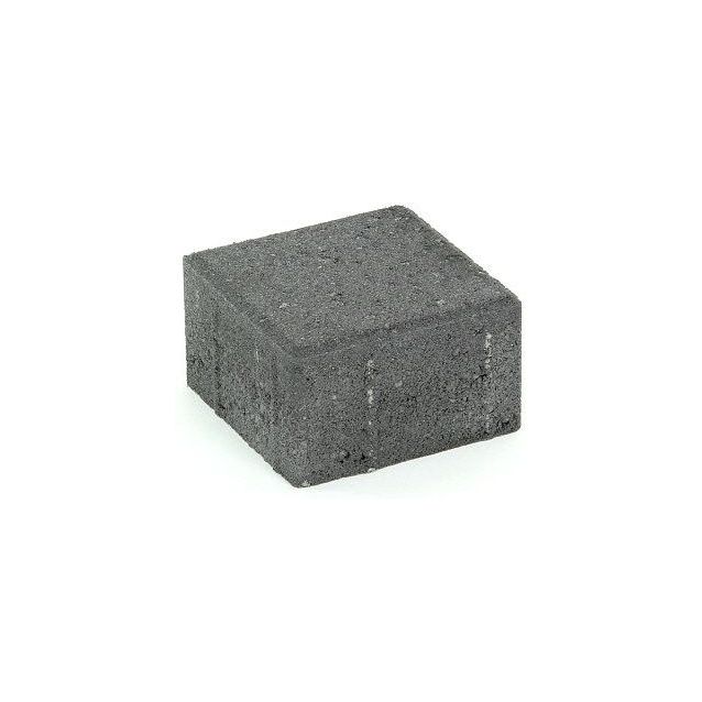 Suojatiekivi Rudus Kartanonoppa 80 138x138x80 mm sileä musta