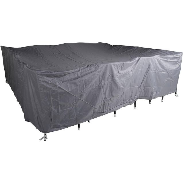 Suojapeite ruokailuryhmälle Karibib 165x160x86cm harmaa