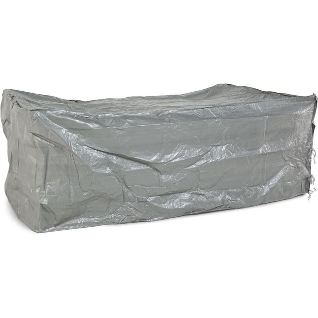 Suojapeite ruokailuryhmälle Oxford 350x255x65cm harmaa