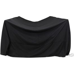 Suojapeite ruokailuryhmälle Stanford 160x255x95cm musta