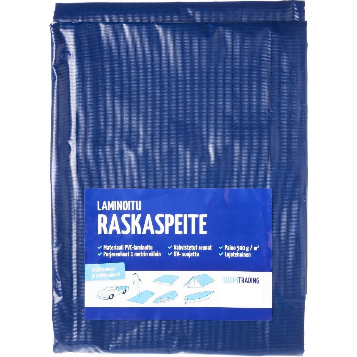 Laminoitu raskaspeite Ranch, 500g/m², 4x6m