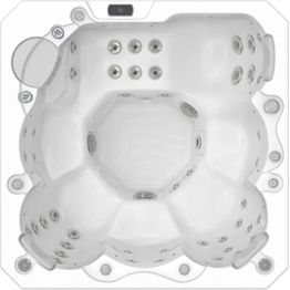 Ulkoporeallas Wellis Prague Life WIFI, 6 hlöä, 50 suutinta, harmaa/valkoinen