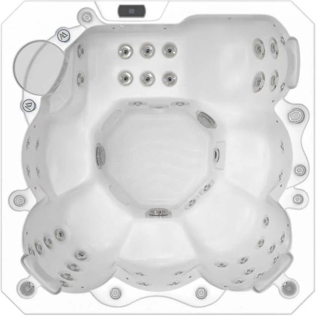 Ulkoporeallas Wellis Prague Life WIFI, 6 hlöä, 50 suutinta, harmaa/valkoinen