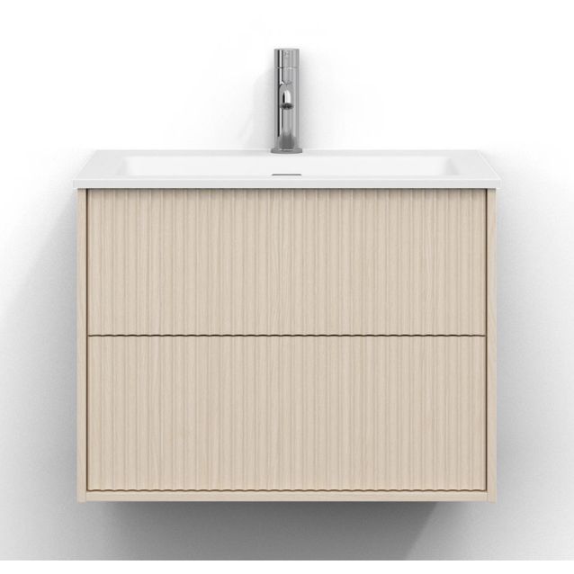 Allaskaappi Svedbergs Epos, 60x45cm, 2 ltk, svall, vaalea saarni, push-open