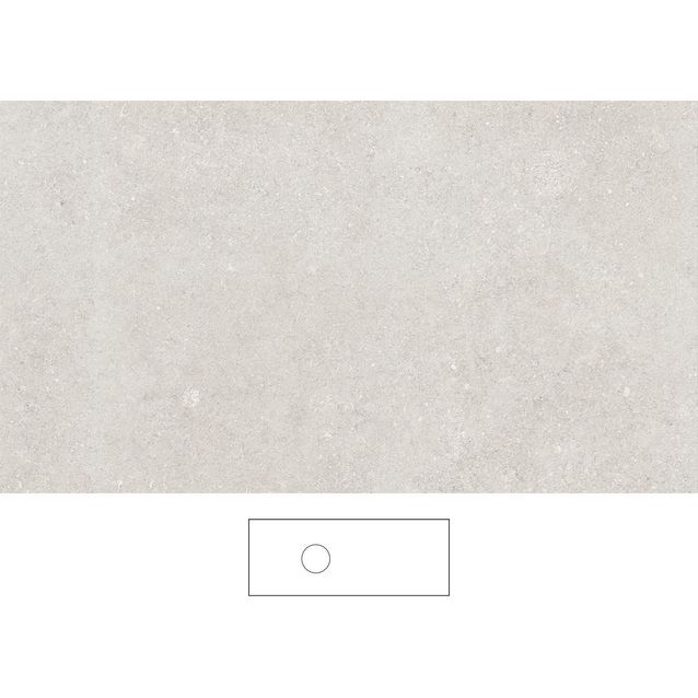Kylpyhuoneen pöytätaso Svedbergs Epos Beric 120x45H, vasen, 1210mm, graniittikeramiikka, ilman hanareikää