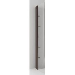 Suihkutilan säilytysratkaisu Svedbergs Skoga, 40x1980x100mm, 5 hyllyä, alumiiini, mocca